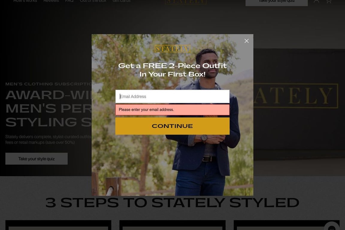 Stately Preferred homepage