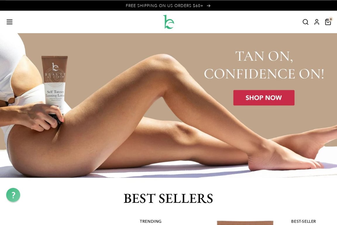 Beauty by Earth Preferred homepage