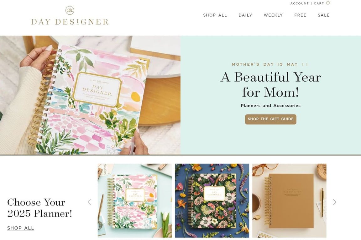 Day Designer homepage