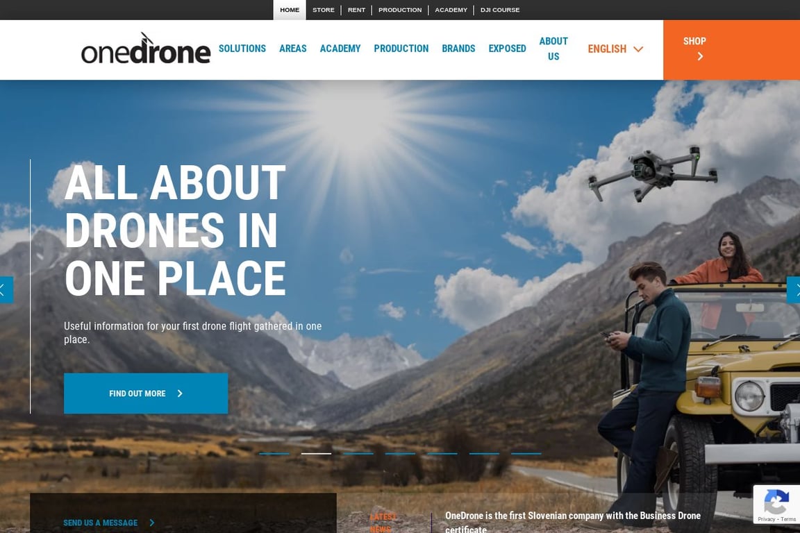 OneDrone homepage