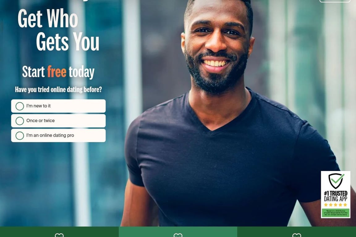 EHarmony AU homepage