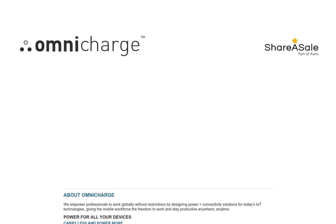 Omnicharge affiliate program signup page