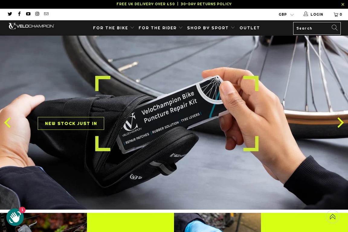 Velochampion UK homepage