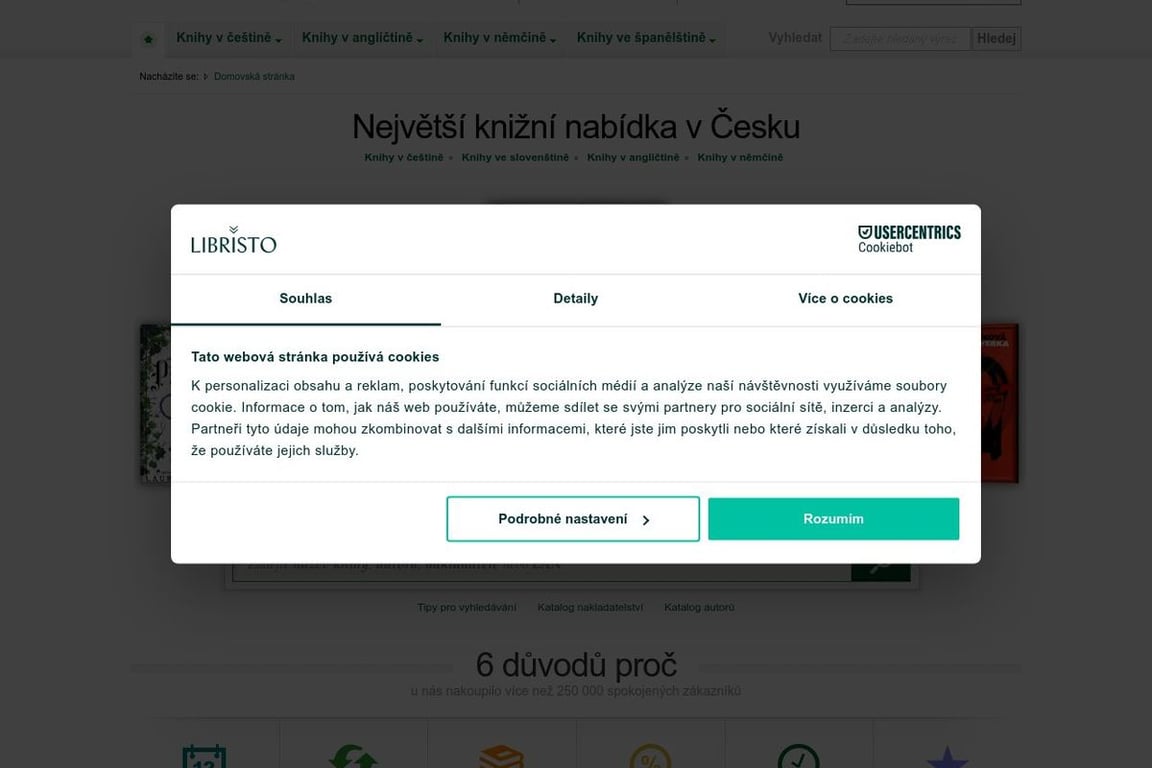Libristo homepage