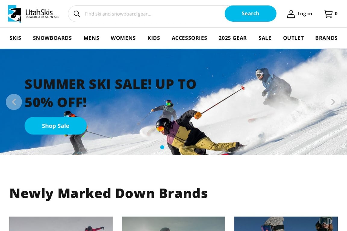 UtahSkis homepage