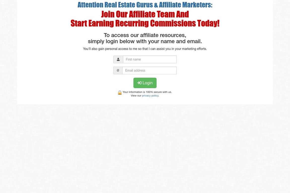 BirdDogBot affiliate program signup page