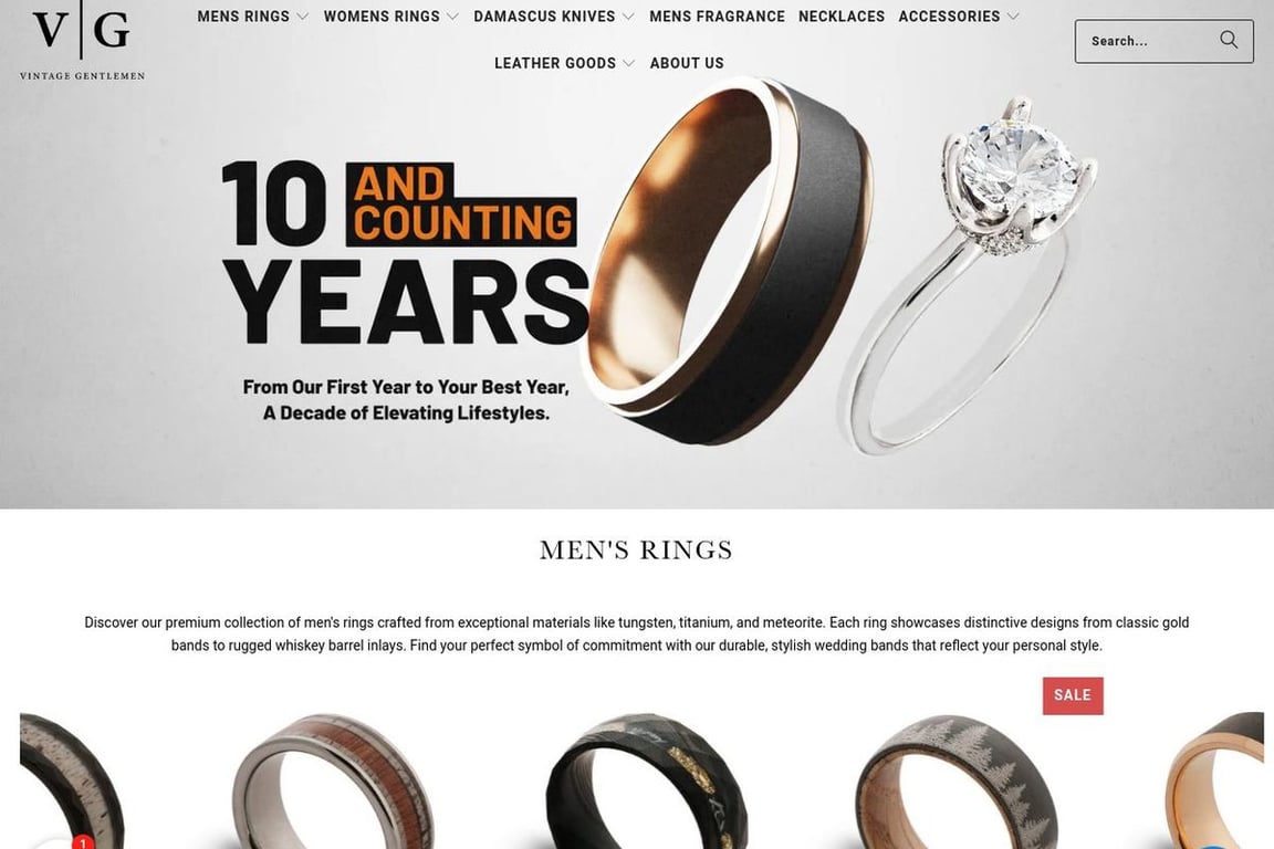 Vintage Gentlemen homepage