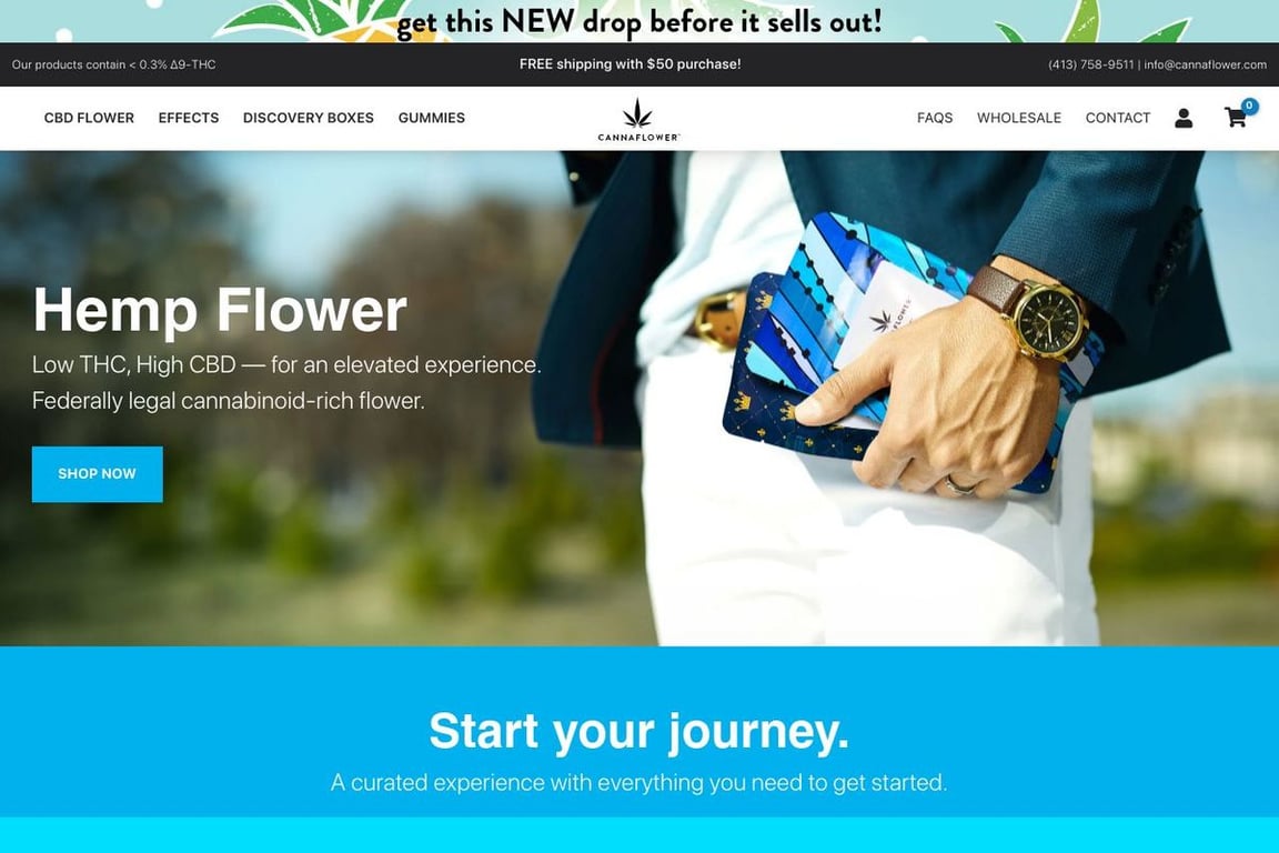 Cannaflower homepage