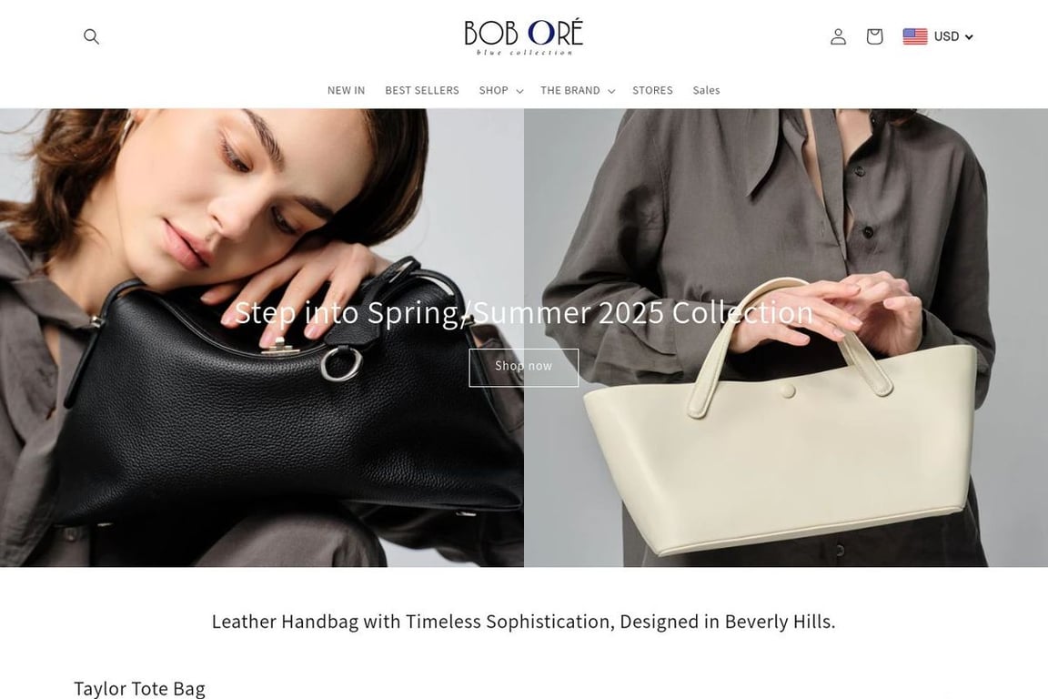 Bob Ore Blue Collection homepage