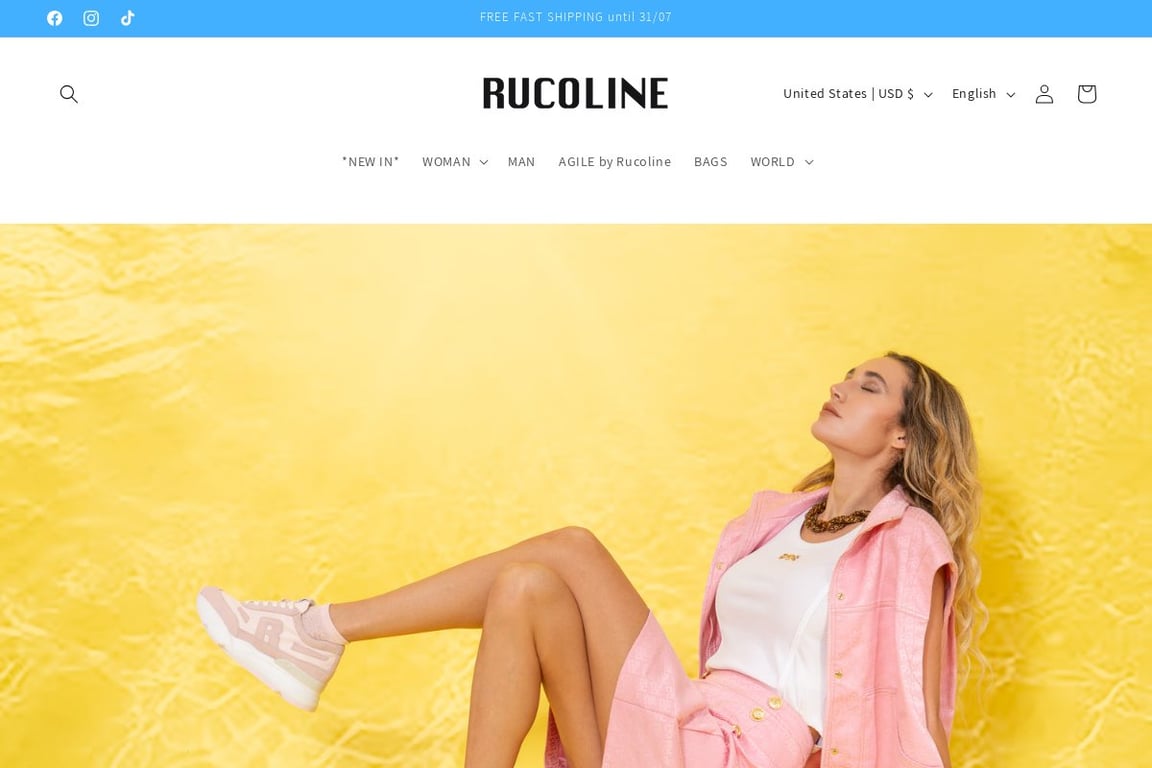 Rucoline homepage