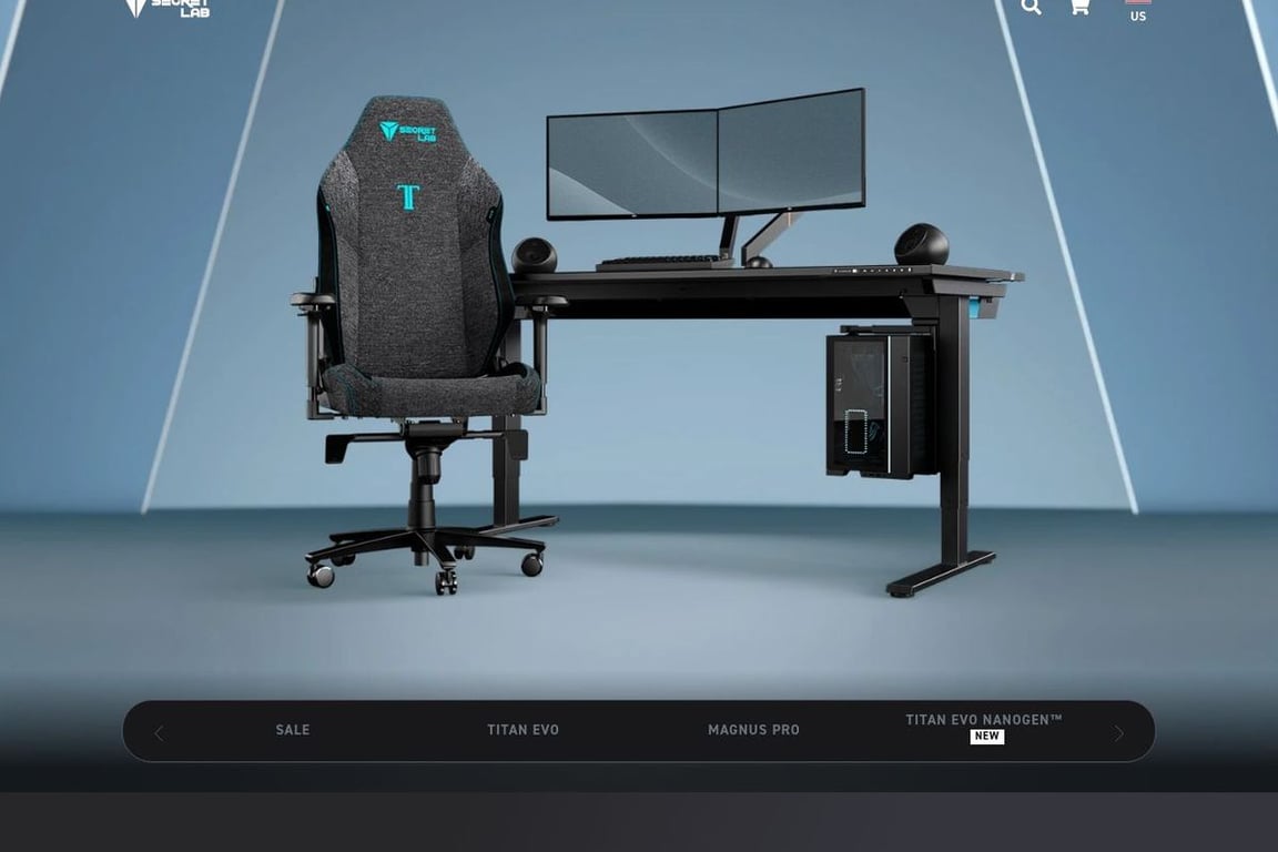 Secretlab homepage