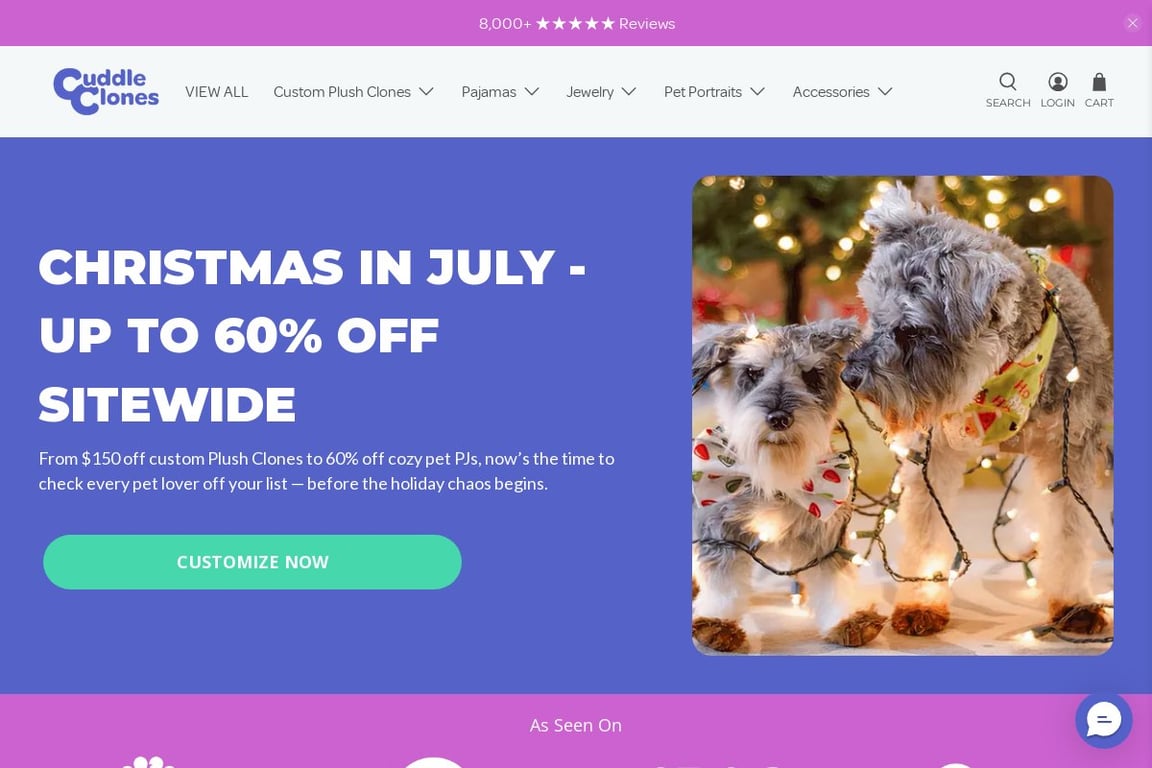 Cuddle Clones Preferred homepage