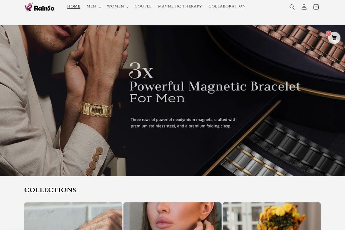 Rainso homepage