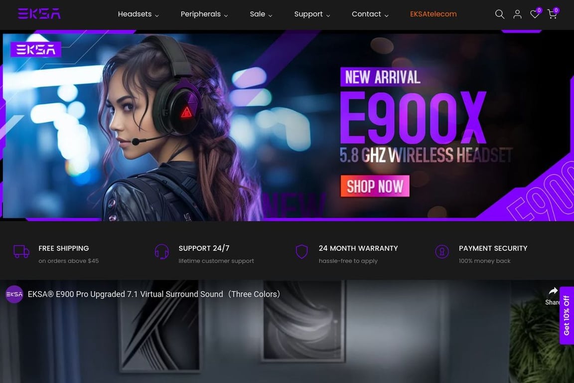 EKSA homepage