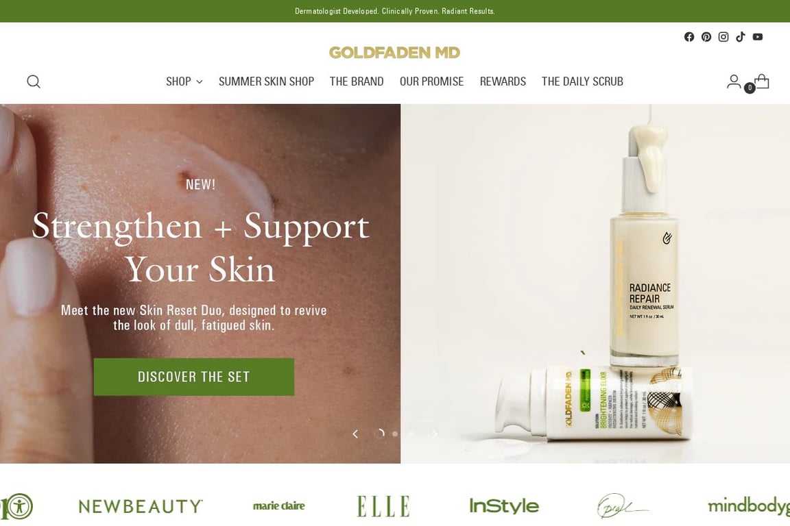 Goldfaden MD homepage