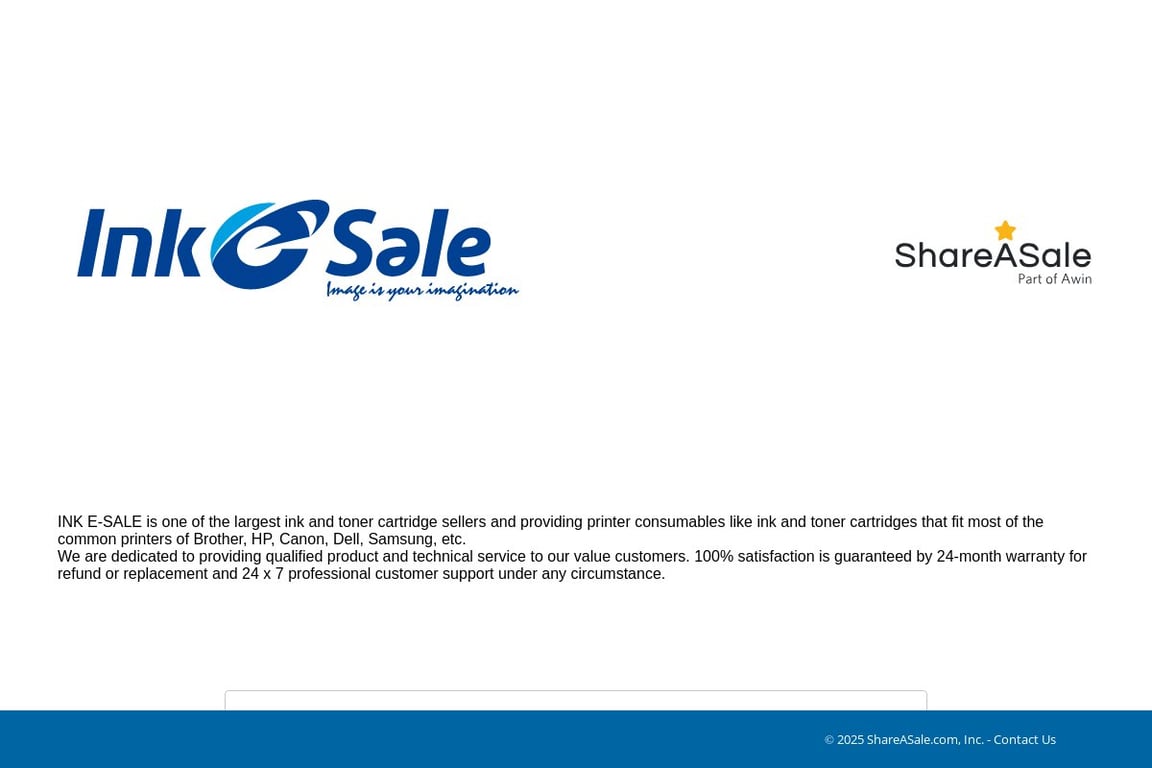 InkEsale affiliate program signup page