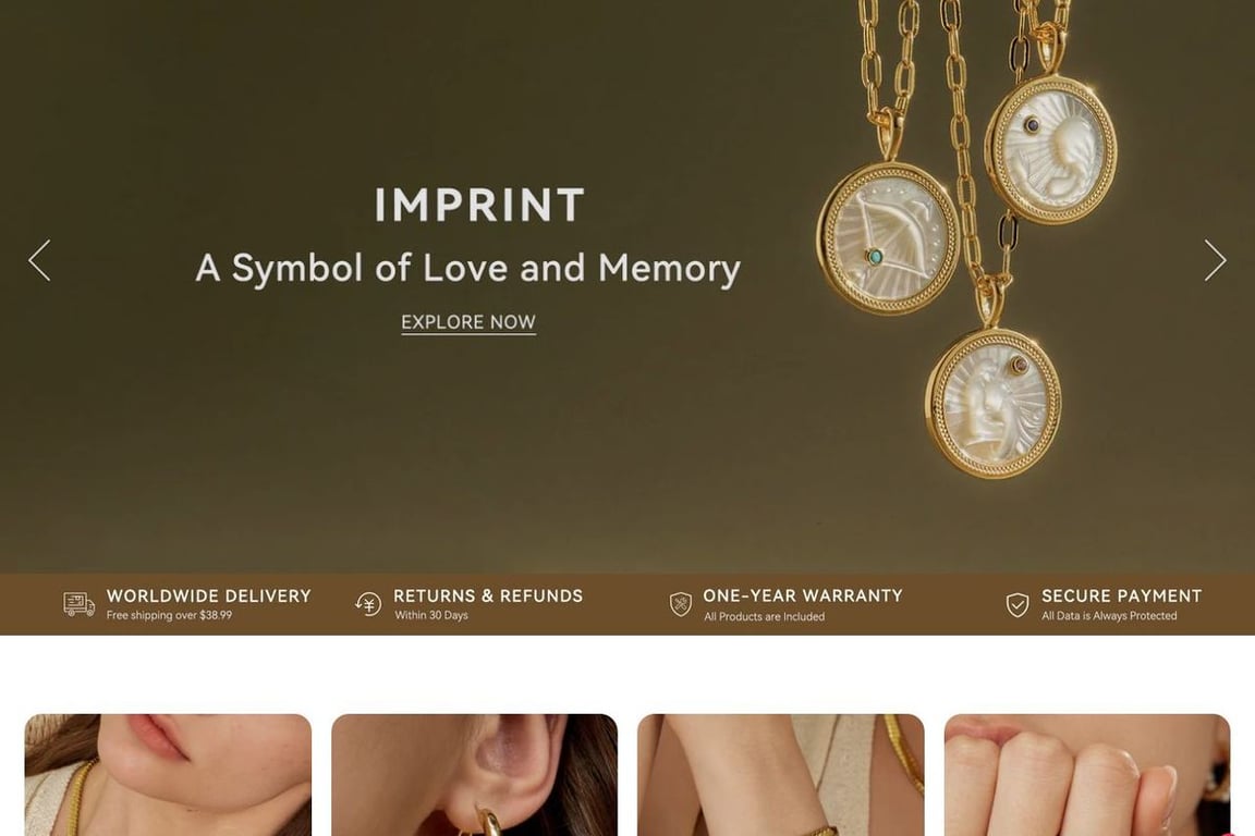 Arsis Jewelry affiliate program signup page