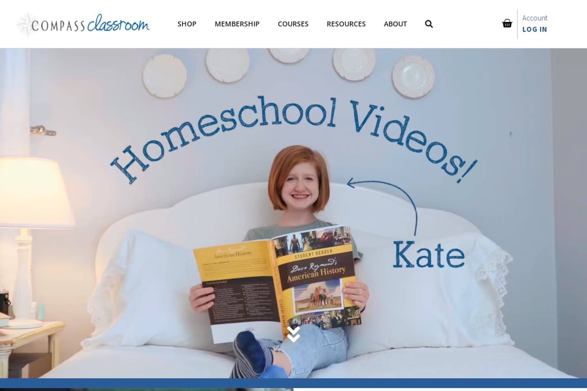 Compass Classroom homepage