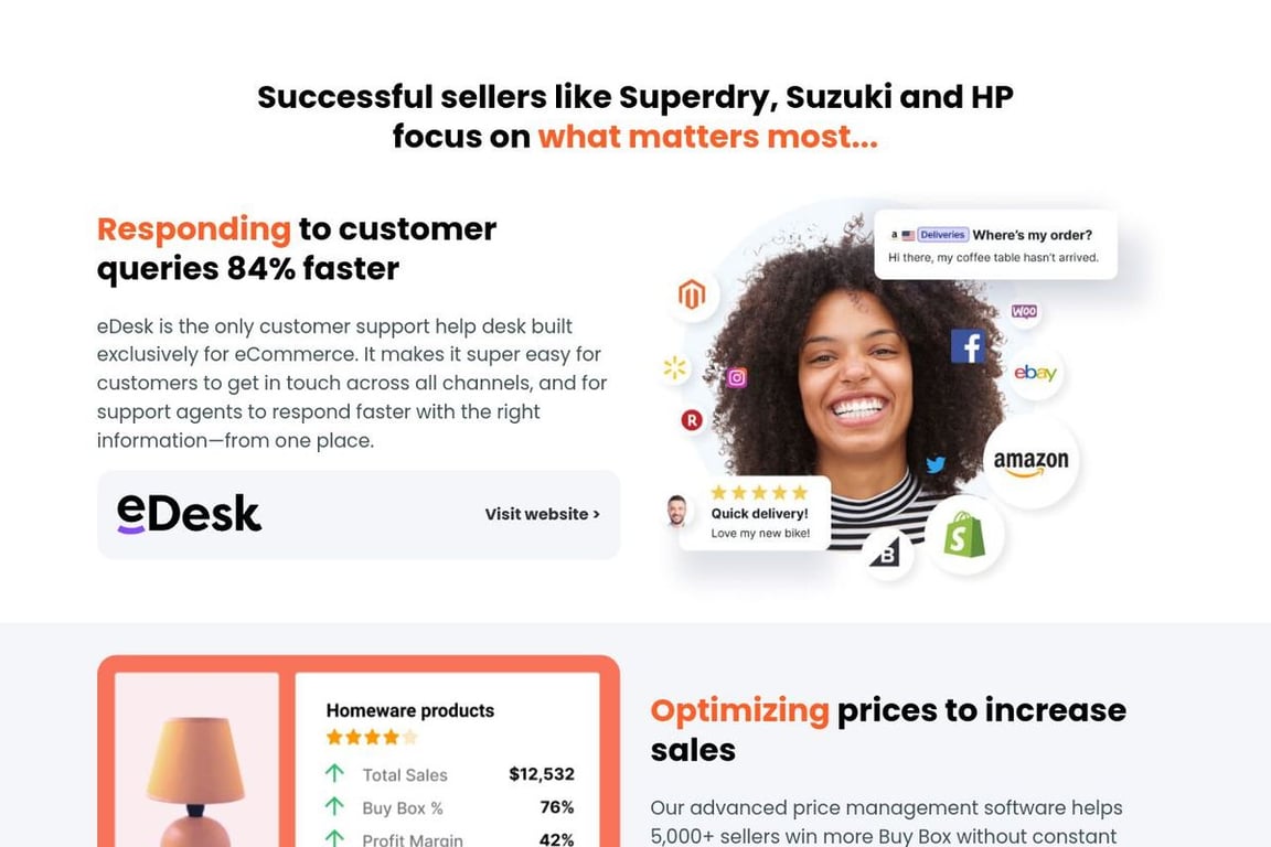 XSellco homepage