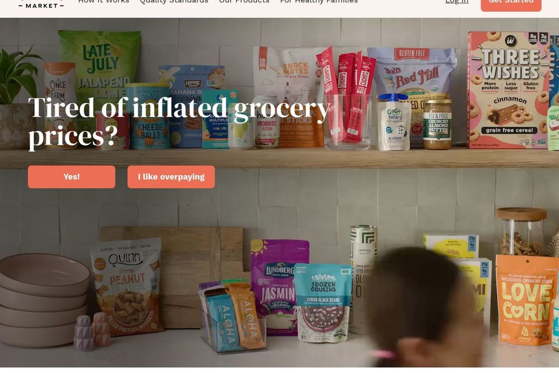 Thrive Market homepage