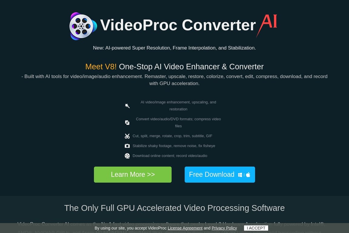 VideoProc Affiliate Program homepage