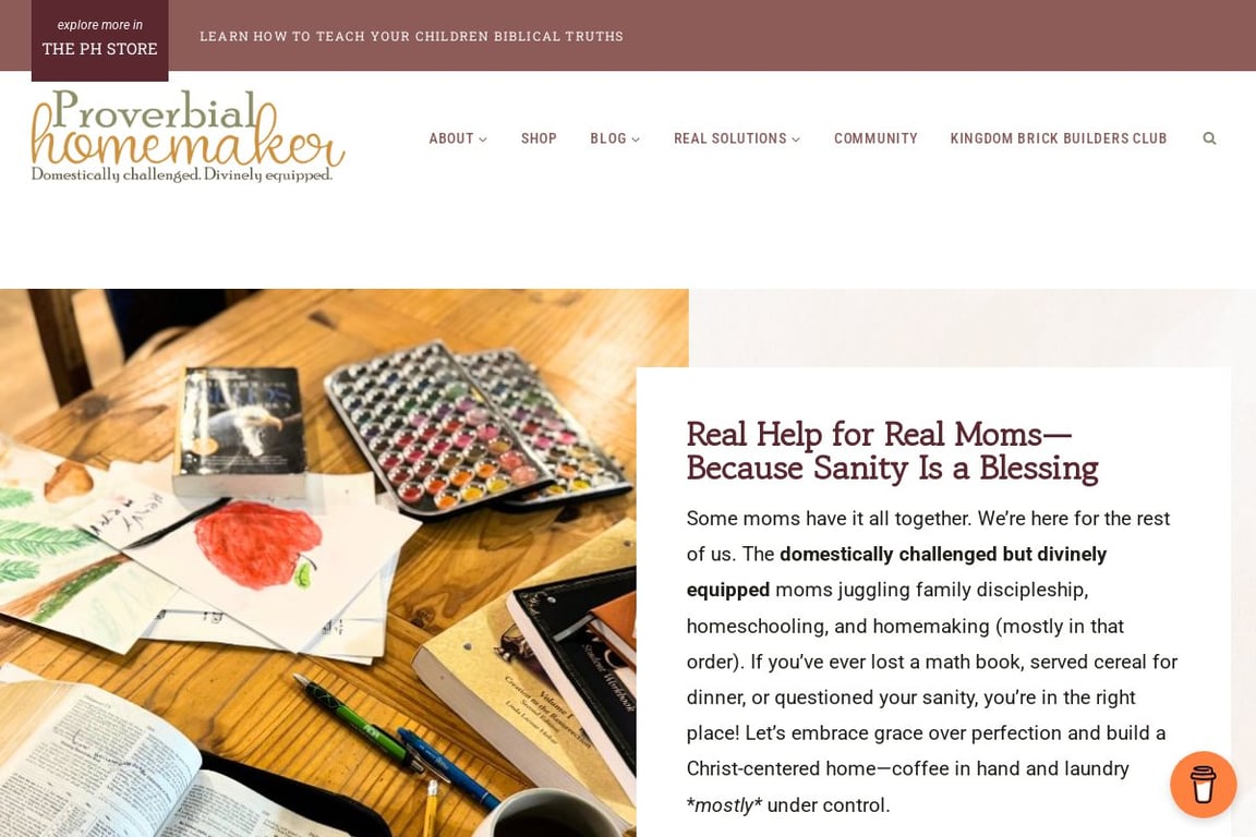 Proverbial Homemaker homepage