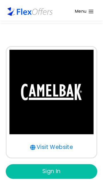 Camelbak affiliate program signup page