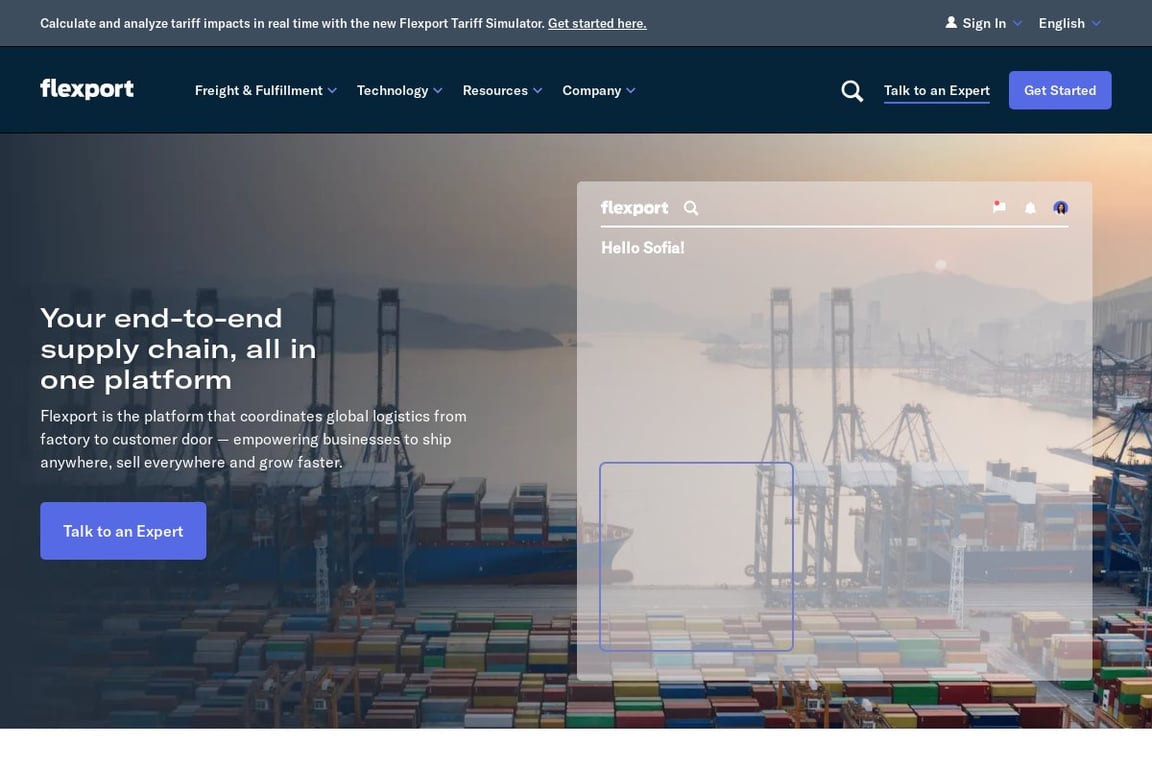 Deliverr homepage
