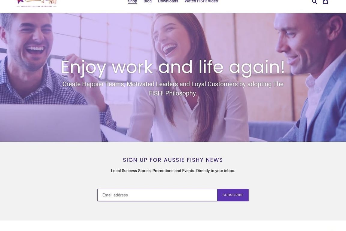 The Training Store homepage