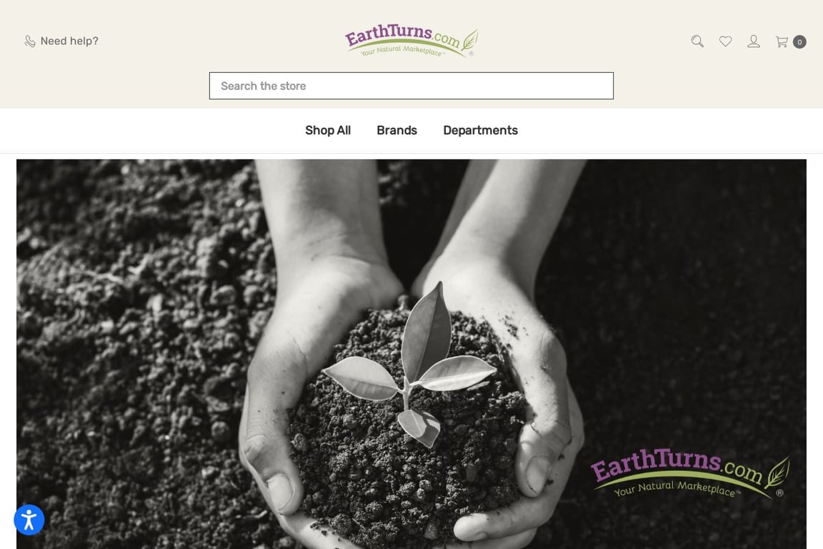 Earth Turns homepage