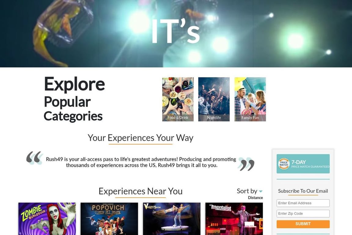 Rush49 homepage