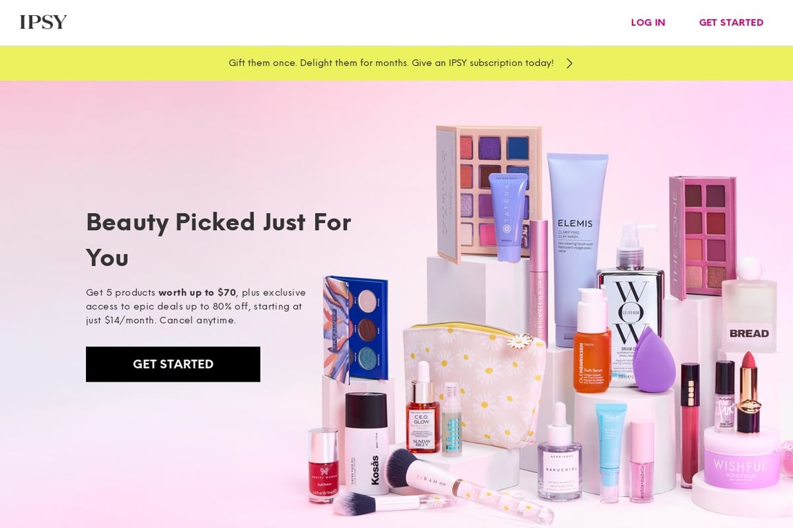 IPSY homepage