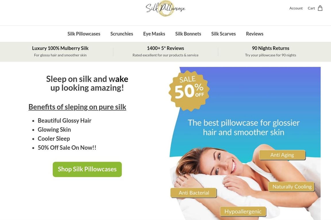 Calidad Home homepage