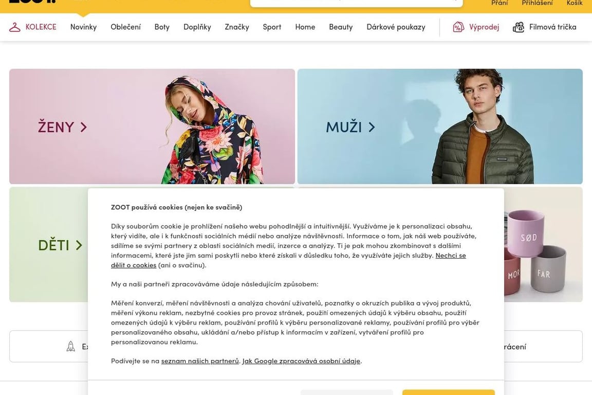 ZOOT homepage