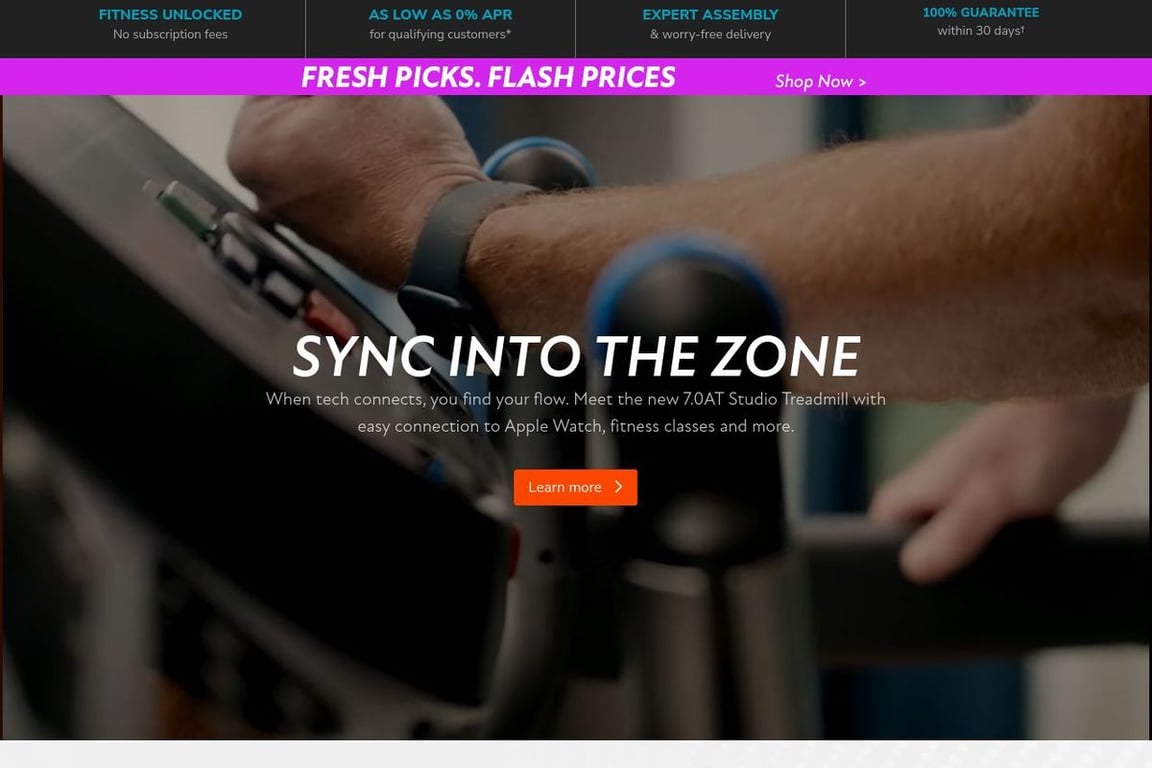 Horizon Fitness US Preferred homepage