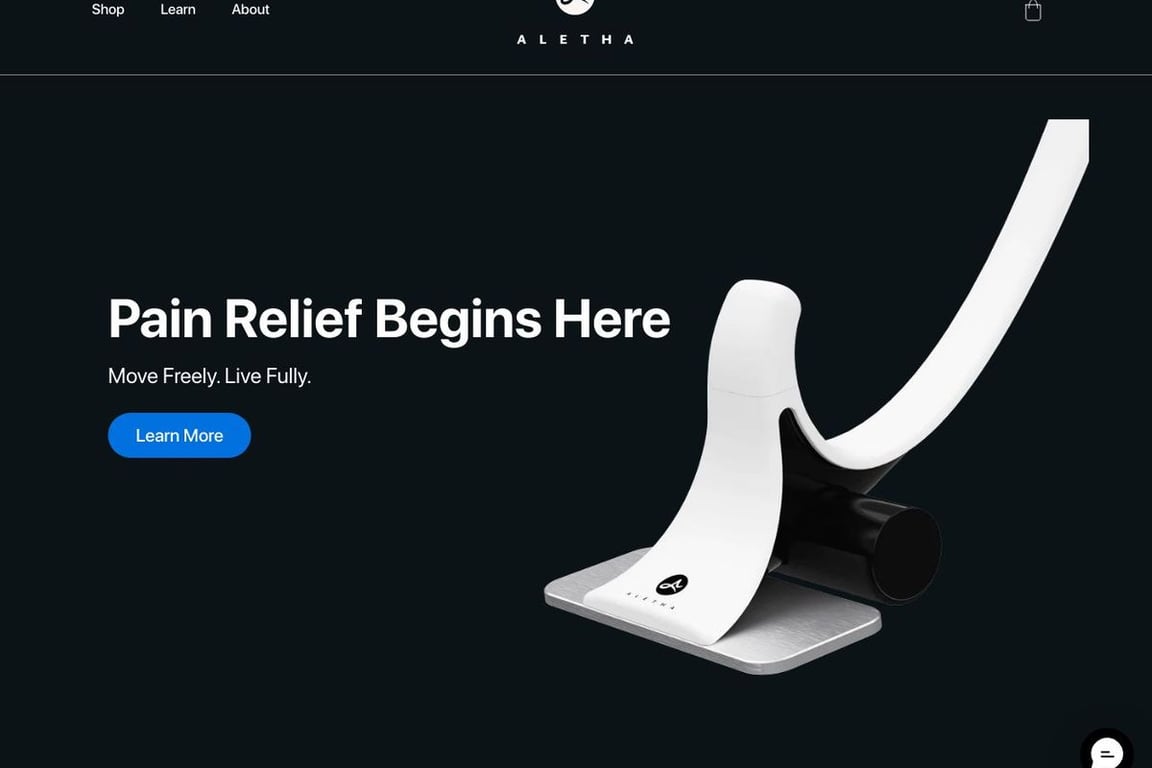 Aletha Health homepage
