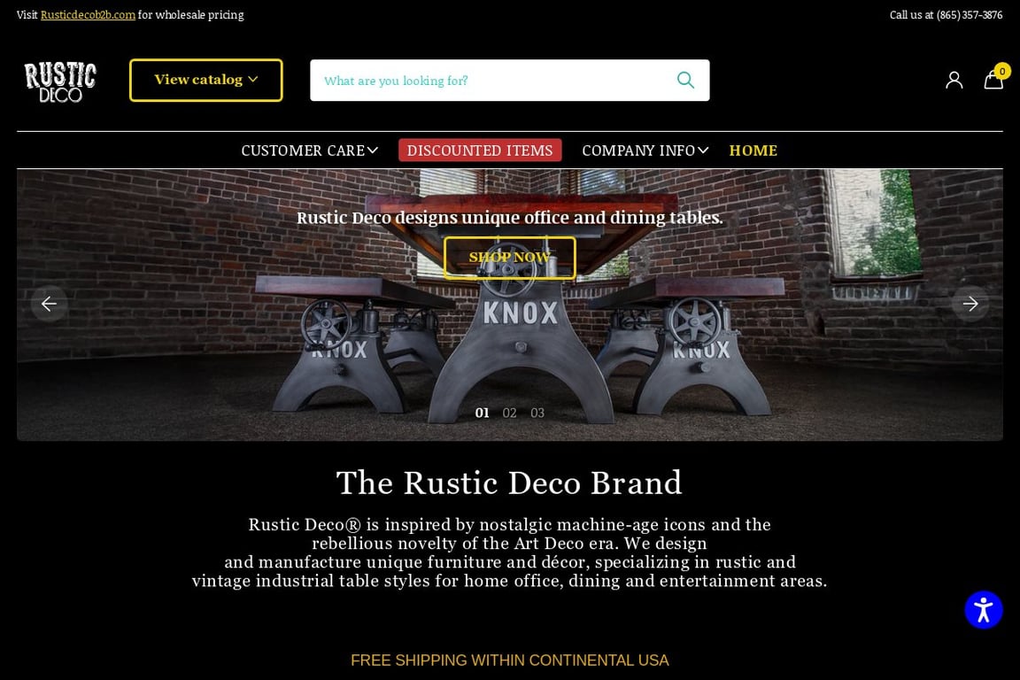 Rustic Deco Incorporated homepage