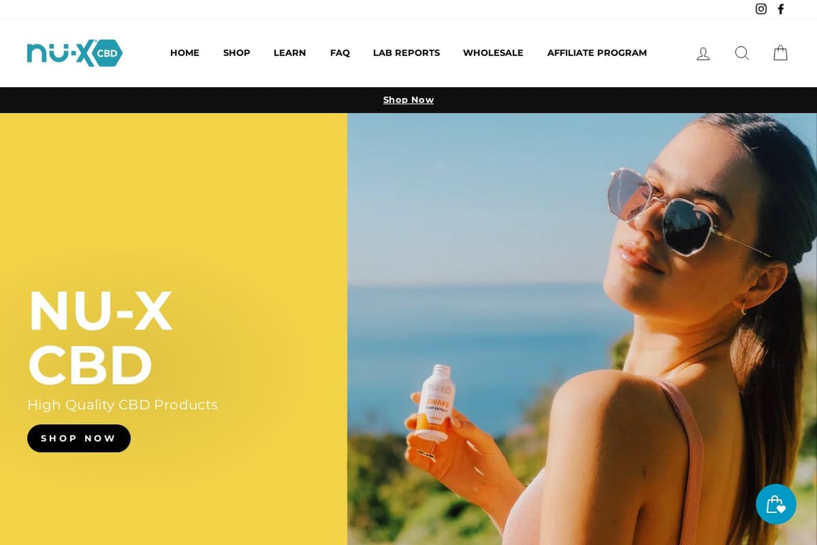 DirectCBD homepage