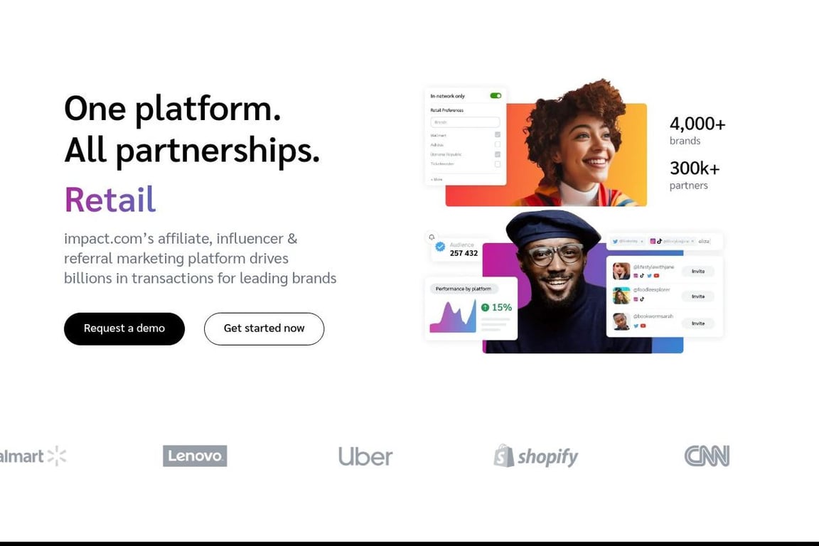 Impact homepage