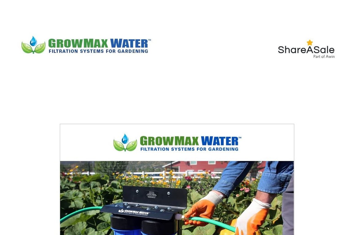 GrowMax Water USA affiliate program signup page