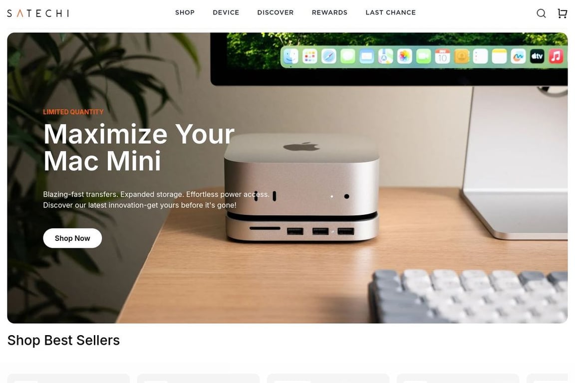 Satechi homepage
