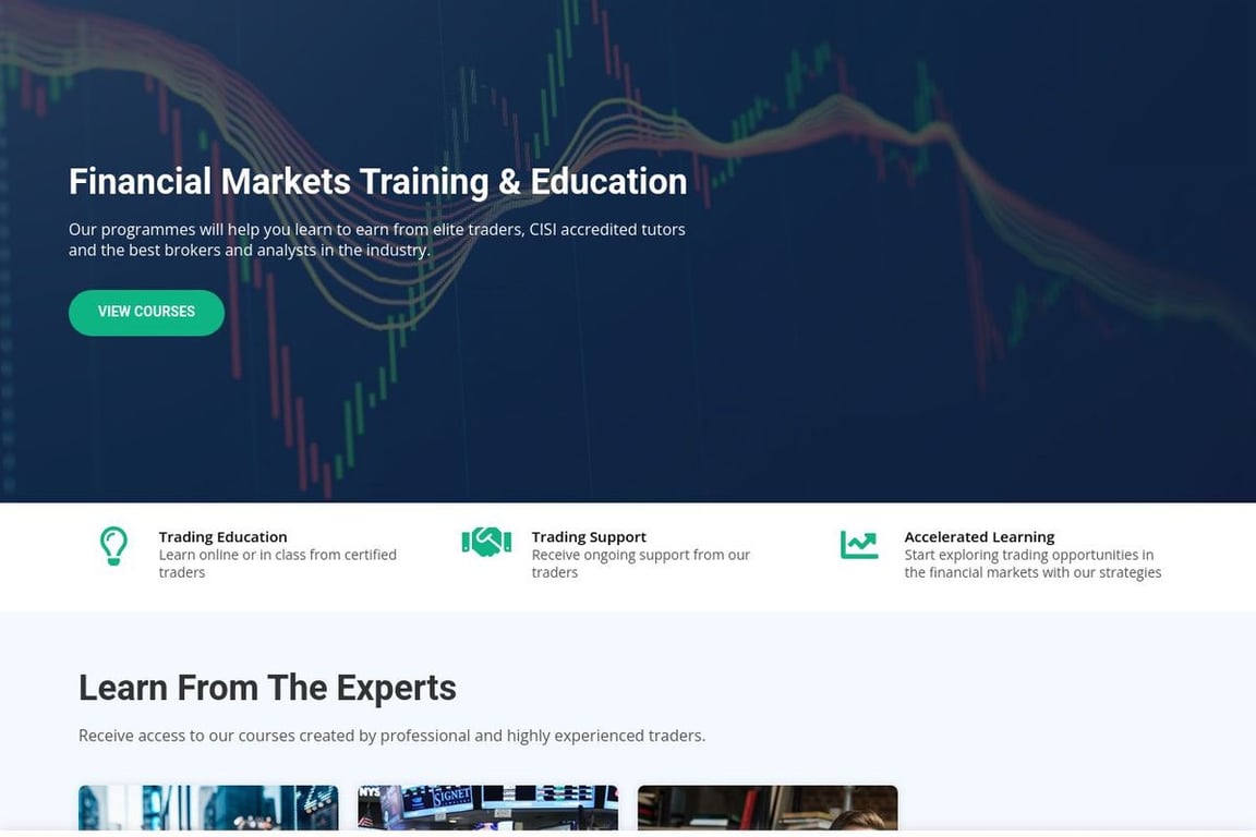 Knightsbridge Trading Academy homepage