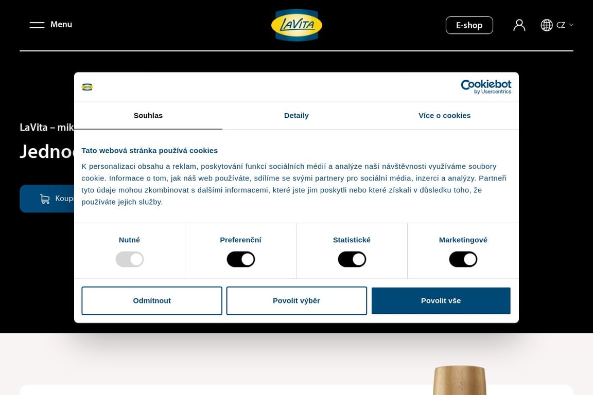 LAVITA homepage