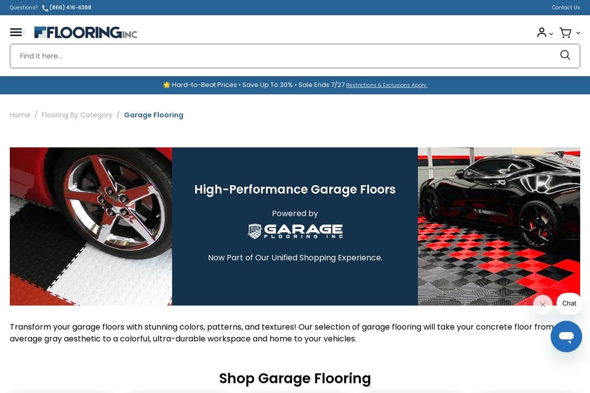 Garage Flooring Inc homepage