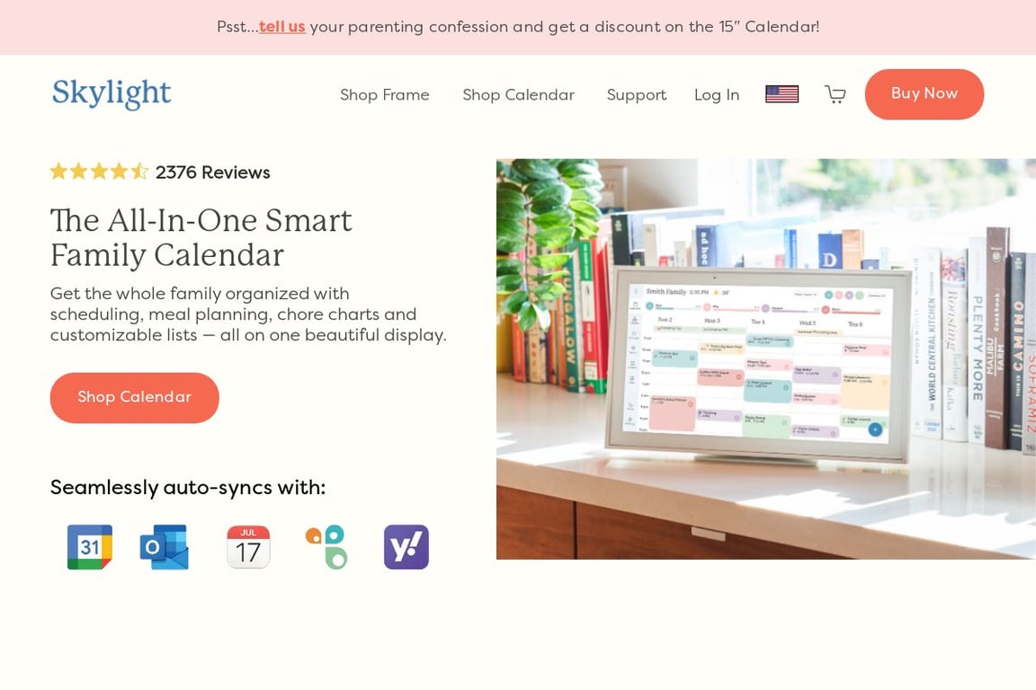 Skylight homepage