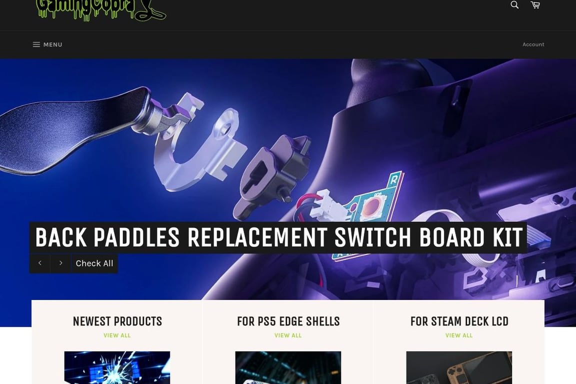 GamingCobra homepage