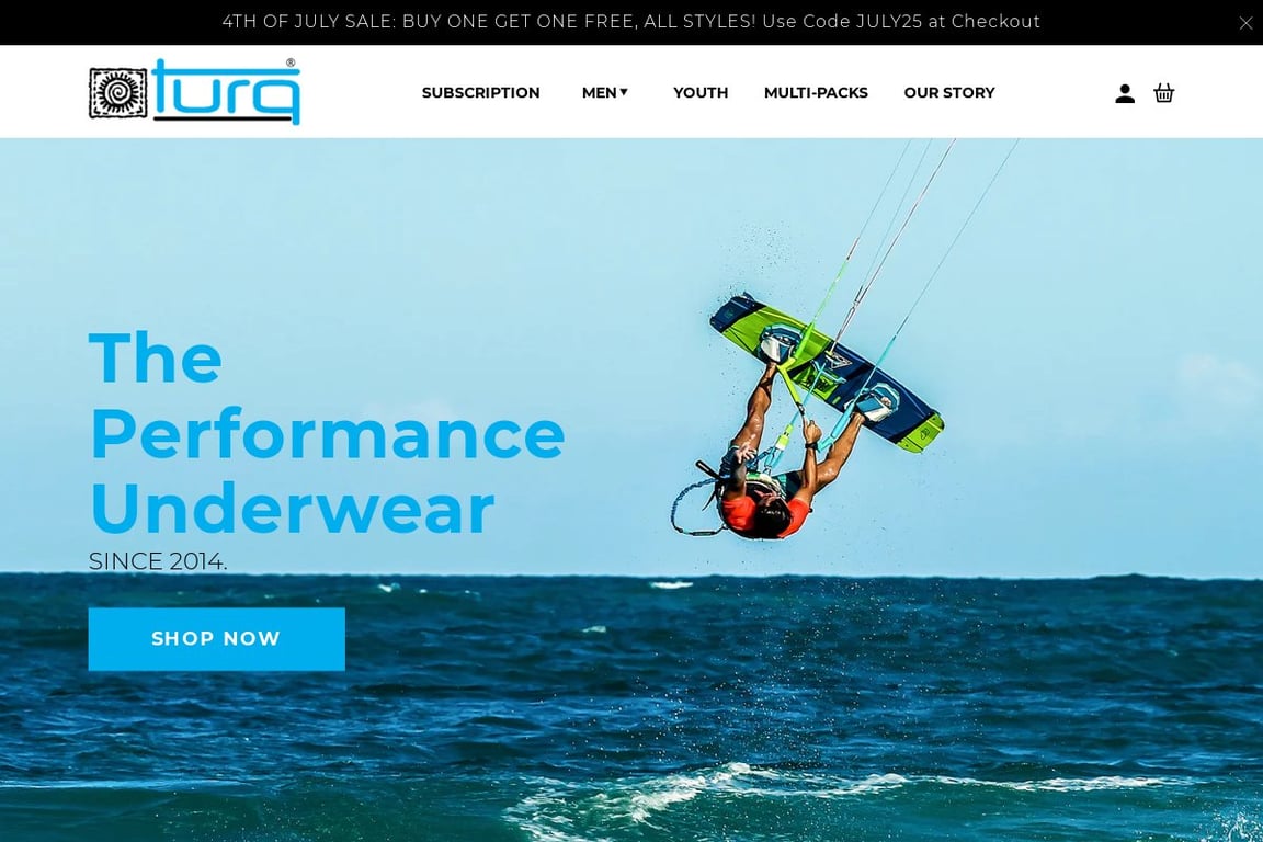 Turq Sport homepage