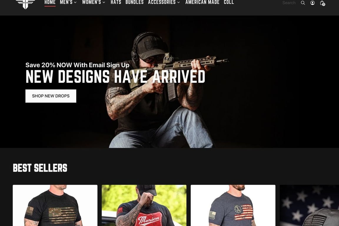 Freedom Fatigues homepage