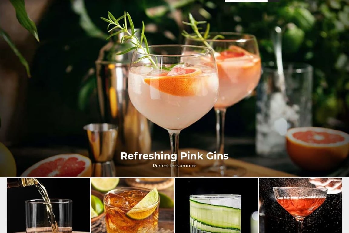 TheDrinkShop.com homepage