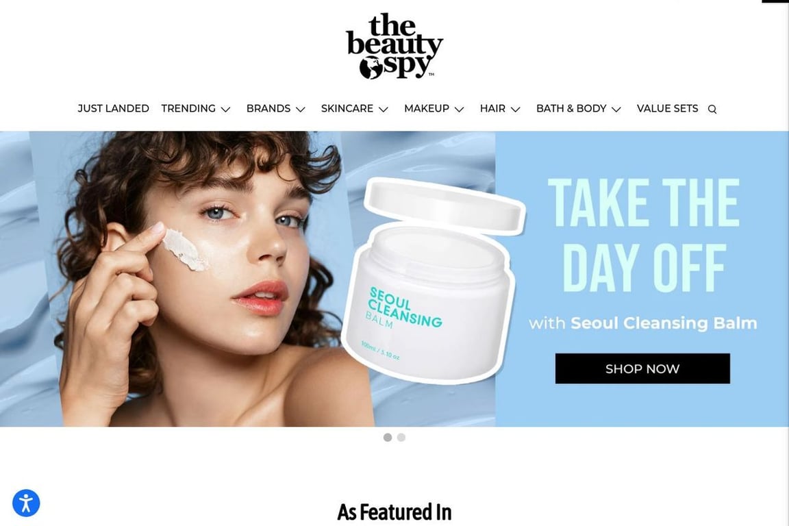 The Beauty Spy homepage